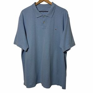 VINEYARD VINES CLASSIC FIT LIGHT BLUE MEN SHORT SLEEVE PLUS XXL SHIRT PRE-OWNED